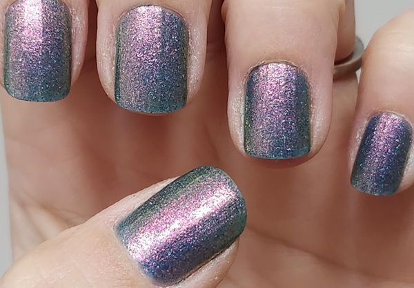 Nail polish swatch / manicure of shade Alchemy Lacquers Whatsit, Who and Which