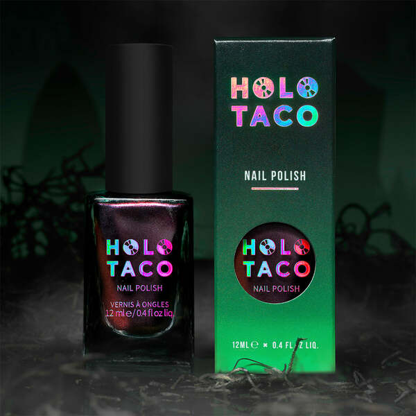 Nail polish swatch / manicure of shade Holo Taco Dead Serious