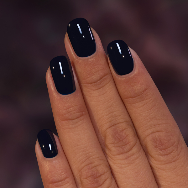 Nail polish swatch / manicure of shade I Love Nail Polish Midnight Ink