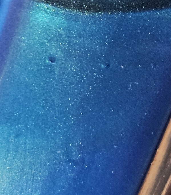 Nail polish swatch / manicure of shade Sally Hansen Triple Shine Make Waves