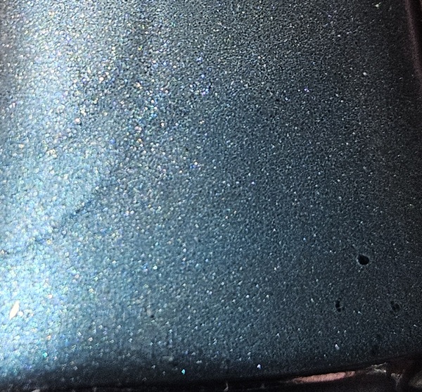 Nail polish swatch / manicure of shade Fresh Paint Blue Steel