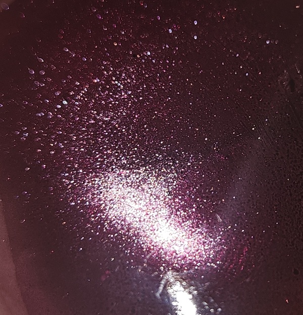 Nail polish swatch / manicure of shade Confetti Just Dancin