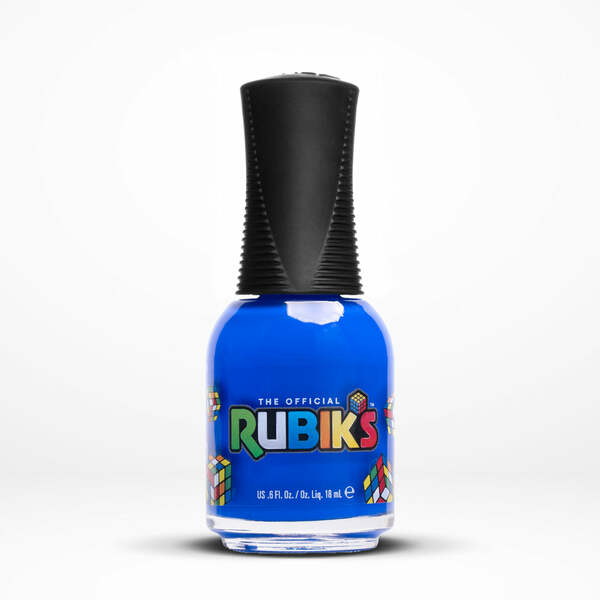 Nail polish swatch / manicure of shade Orly Rubik's Blue