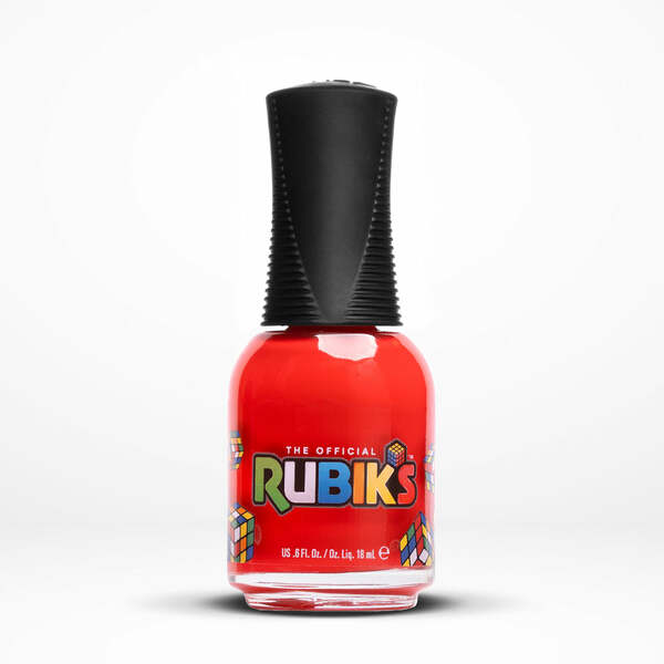 Nail polish swatch / manicure of shade Orly Rubik's Red