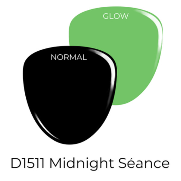 Nail polish swatch / manicure of shade Revel Midnight Séance