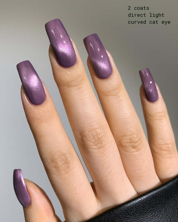 Nail polish swatch / manicure of shade Mooncat Claire De Lune