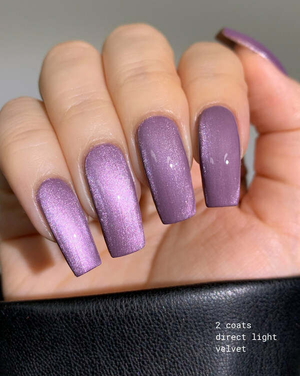 Nail polish swatch / manicure of shade Mooncat Claire De Lune