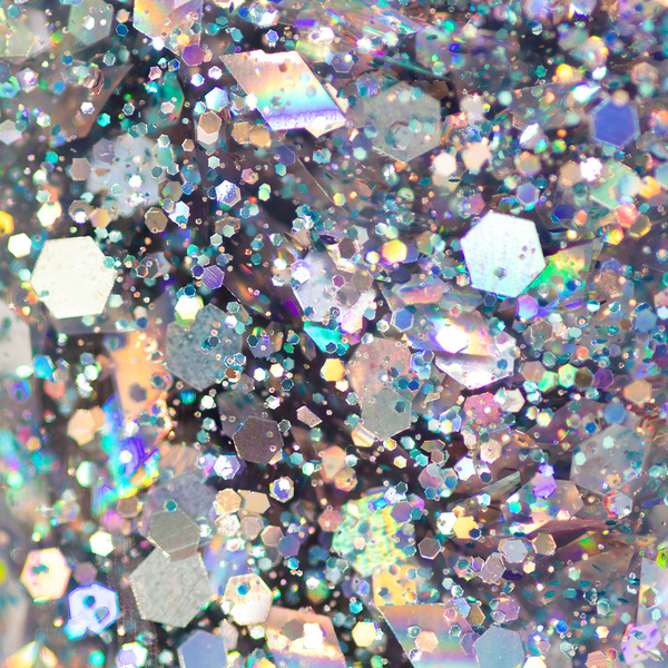 Nail polish swatch / manicure of shade Holo Taco Diamond Dasher Taco