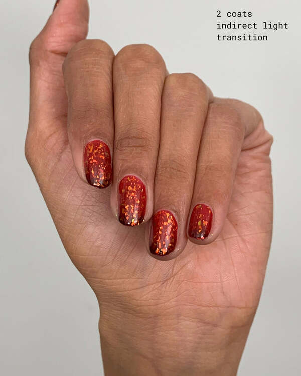 Nail polish swatch / manicure of shade Mooncat Banished Prince