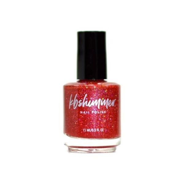 Nail polish swatch / manicure of shade KBShimmer Cherry fulfilling