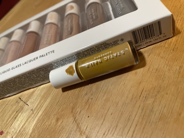 Nail polish swatch / manicure of shade Static Nails Sorrento