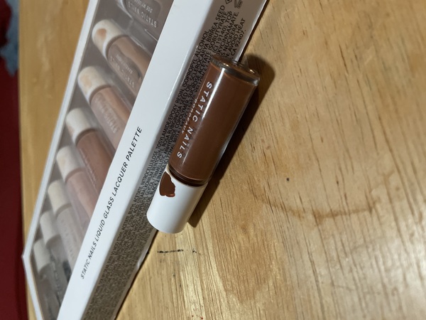 Nail polish swatch / manicure of shade Static Nails Bordeaux