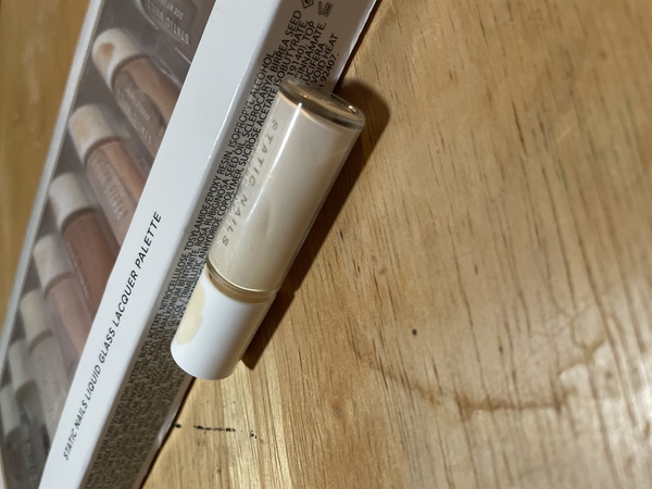 Nail polish swatch / manicure of shade Static Nails Desert Rose