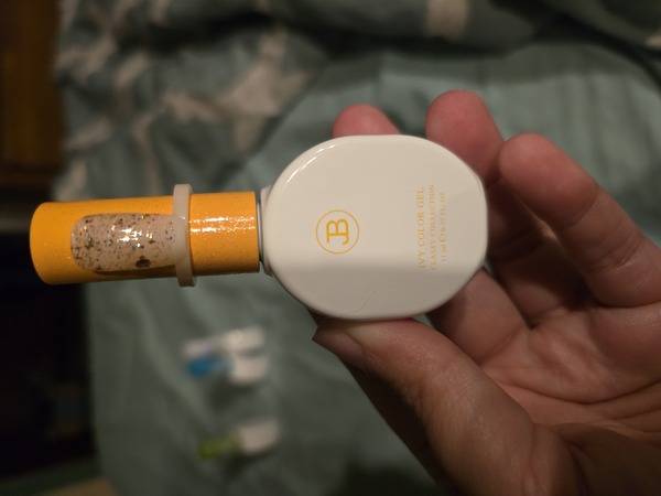 Nail polish swatch / manicure of shade Jin-b JBIG-018