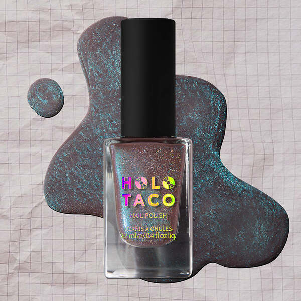 Nail polish swatch / manicure of shade Holo Taco Cool Ranch