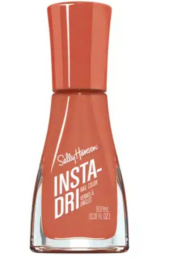 Nail polish swatch / manicure of shade Sally Hansen Insta-Dri Catch Me If You Clam