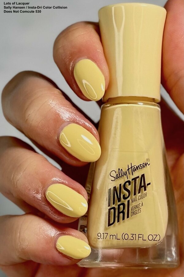 Nail polish swatch / manicure of shade Sally Hansen Insta-Dri Does Not Comcute