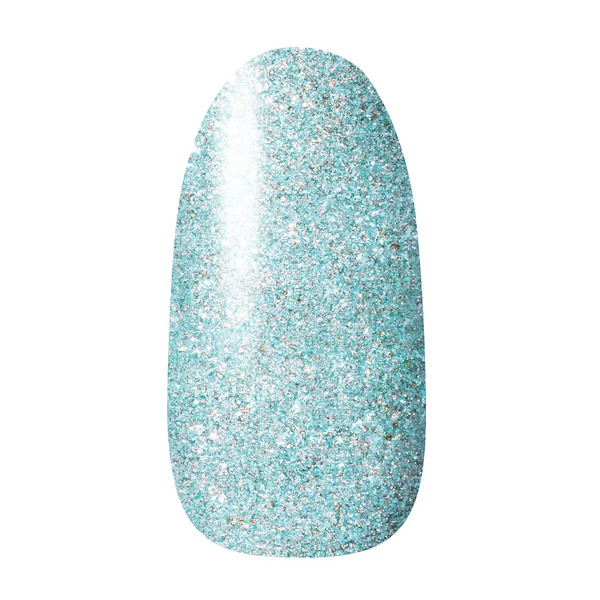 Nail polish swatch / manicure of shade Nail Holic Future Metal