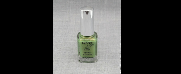 Nail polish swatch / manicure of shade NYX Girls Toxic