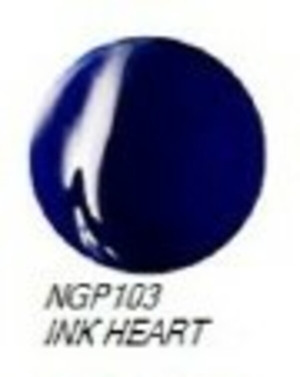 Nail polish swatch / manicure of shade NYX Girls Ink Heart