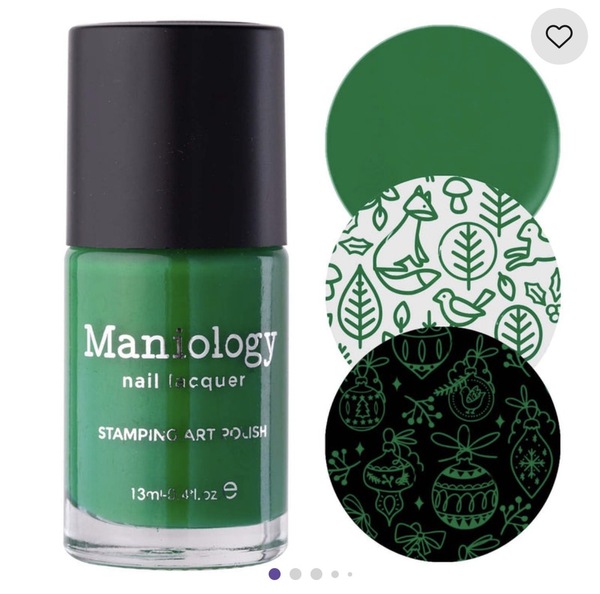 Nail polish swatch / manicure of shade Maniology Spearmint