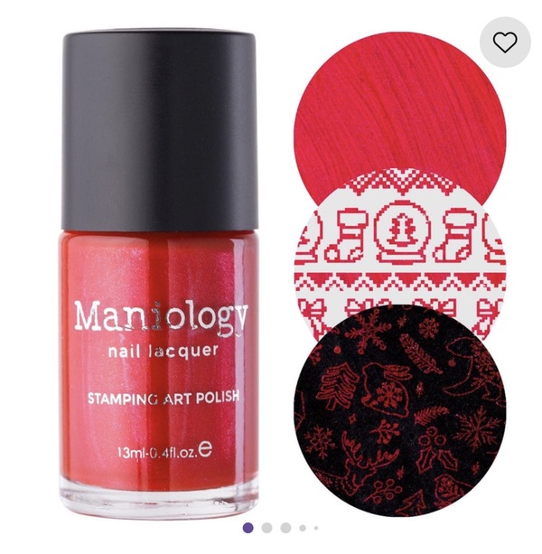 Nail polish swatch / manicure of shade Maniology Winterberry