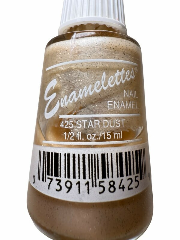 Nail polish swatch / manicure of shade Enamelettes Star Dust