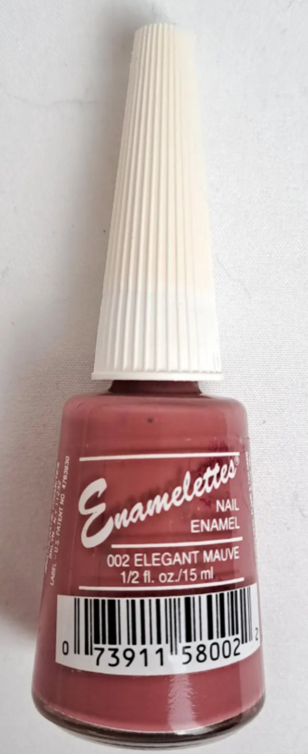 Nail polish swatch / manicure of shade Enamelettes Elegant Mauve