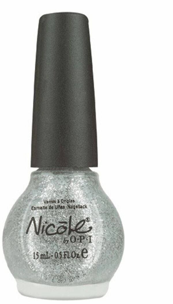 Nail polish swatch / manicure of shade Nicole by OPI Scandal secrets and sparkle