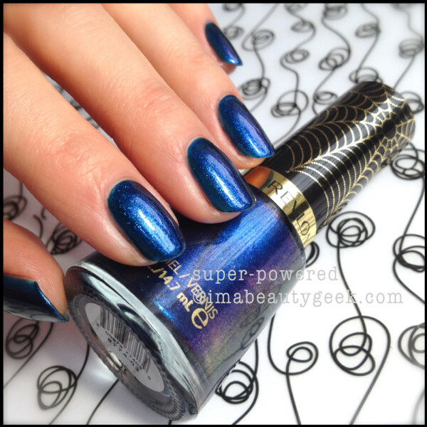 Nail polish swatch / manicure of shade Revlon Super-powered