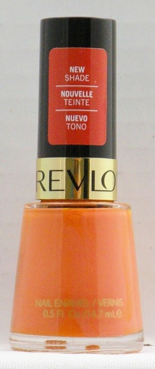 Nail polish swatch / manicure of shade Revlon Alluring amber