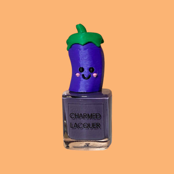 Nail polish swatch / manicure of shade Charmed lacquer Awkward since birth