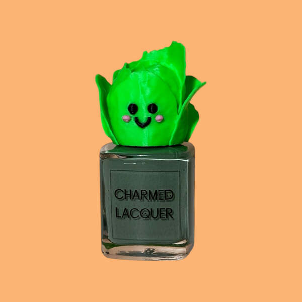 Nail polish swatch / manicure of shade Charmed lacquer Iceberg ahead!