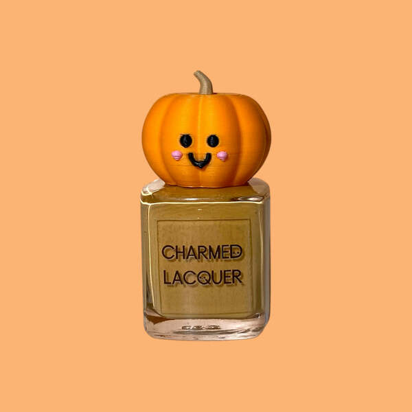 Nail polish swatch / manicure of shade Charmed lacquer Carved against my will