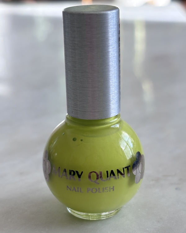 Nail polish swatch / manicure of shade Mary Quant Acid Drop