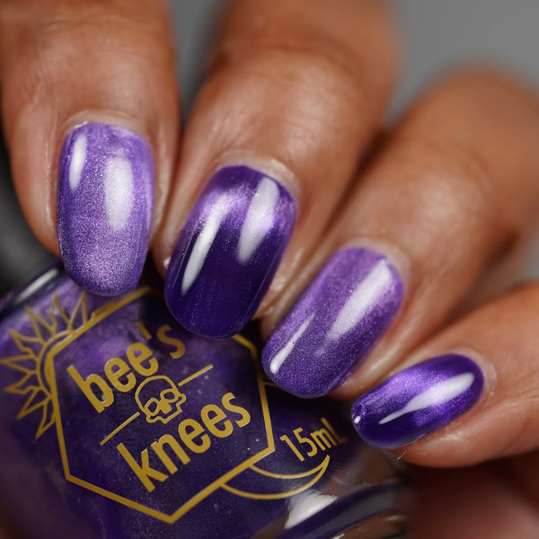 Nail polish swatch / manicure of shade Bee's Knees Lacquer The Gift of Divinity