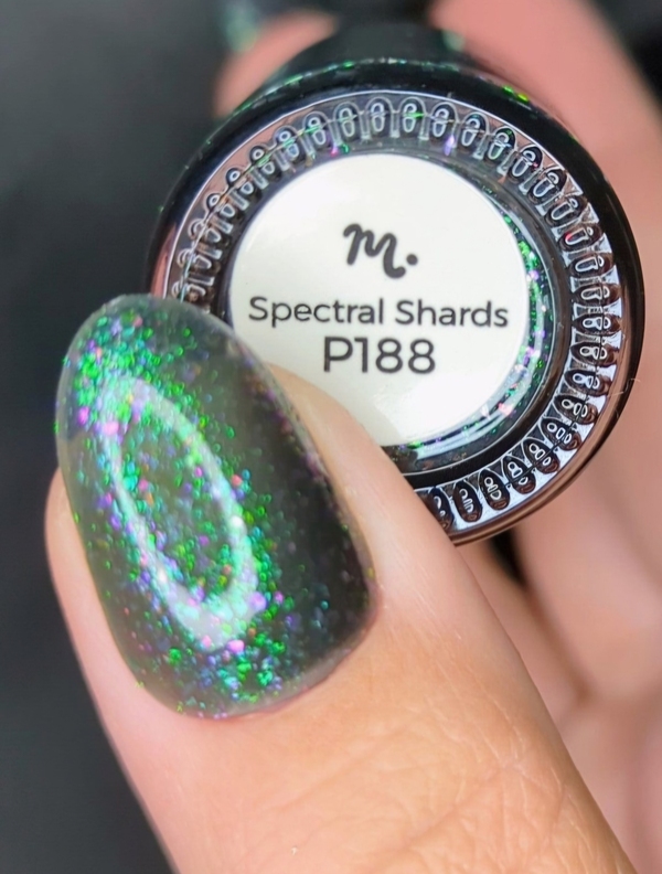 Nail polish swatch / manicure of shade Maniology Spectral Shards