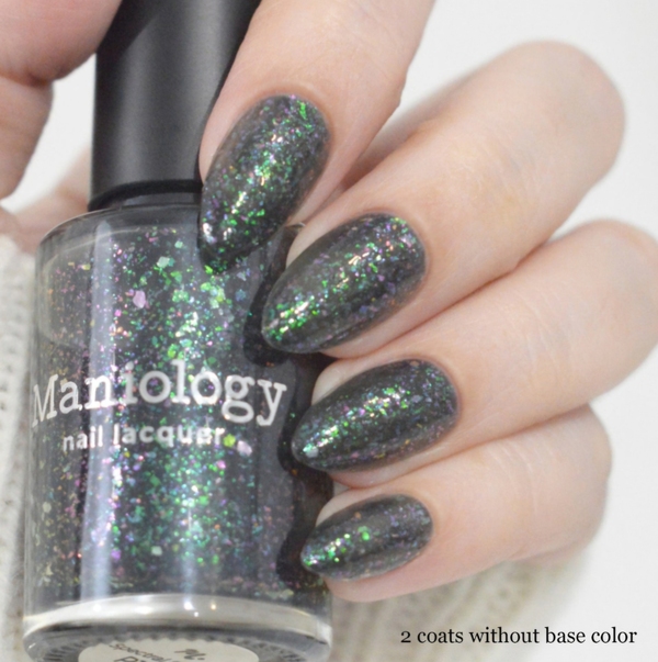 Nail polish swatch / manicure of shade Maniology Spectral Shards