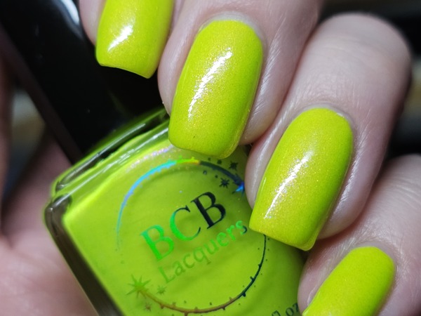 Nail polish swatch / manicure of shade BCB Lacquers UNACCEPTABLE!