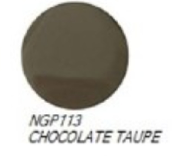 Nail polish swatch / manicure of shade NYX Girls Chocolate Taupe