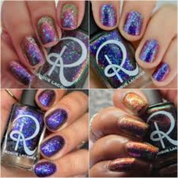 Nail polish swatch / manicure of shade Rogue Lacquer Deep Dive