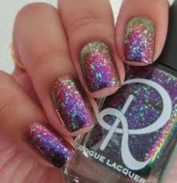 Nail polish swatch / manicure of shade Rogue Lacquer Deep Dive