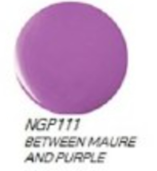 Nail polish swatch / manicure of shade NYX Girls Between Maure and Purple