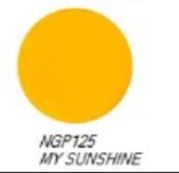 Nail polish swatch / manicure of shade NYX Girls My Sunshine