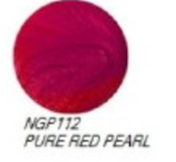 Nail polish swatch / manicure of shade NYX Girls Pure Red Pearl