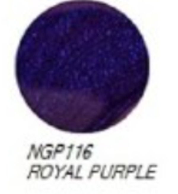 Nail polish swatch / manicure of shade NYX Girls Royal Purple