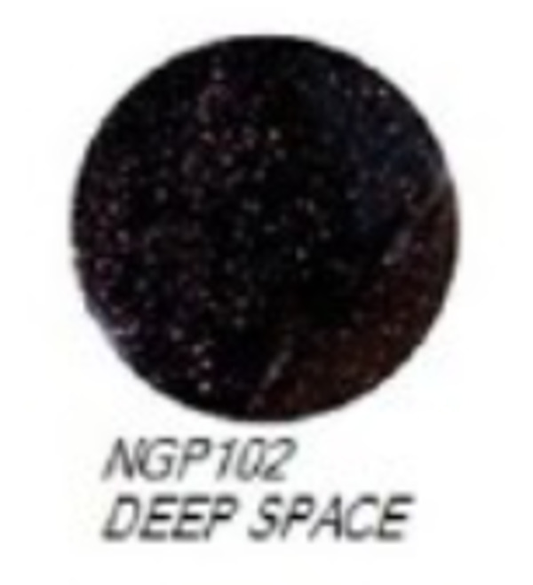 Nail polish swatch / manicure of shade NYX Girls Deep Space