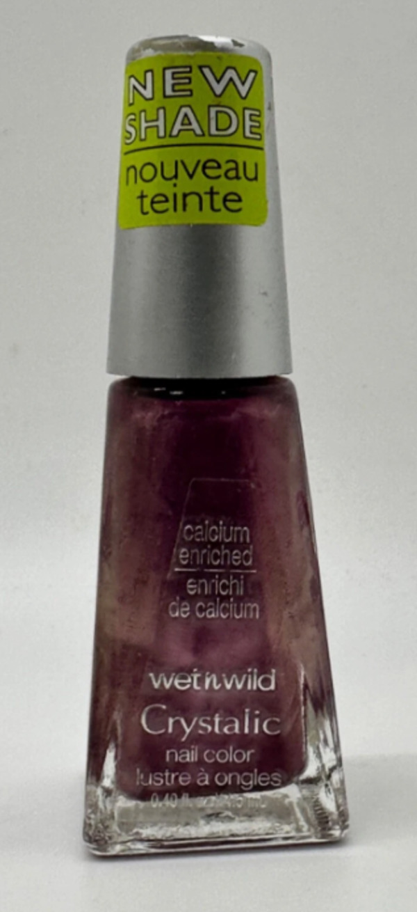 Nail polish swatch / manicure of shade wet n wild Plum Haze