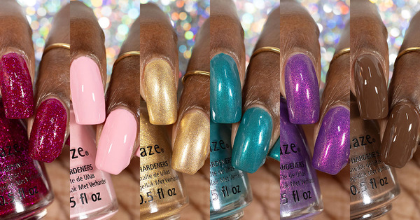Nail polish swatch / manicure of shade China Glaze Pure Imagination