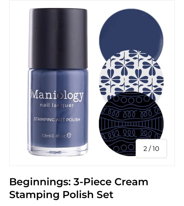 Nail polish swatch / manicure of shade Maniology Awaken